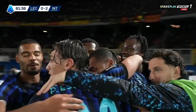 اهداف مباراة انتر ميلان وليتشي 2 0 الدوري الايطالي