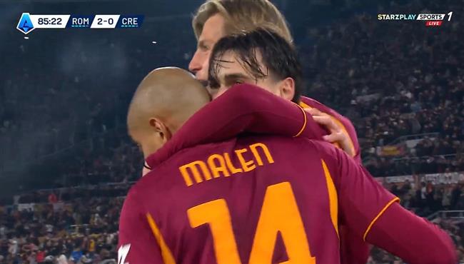 اهداف مباراة روما وكريمونيزي 3 0 الدوري الايطالي