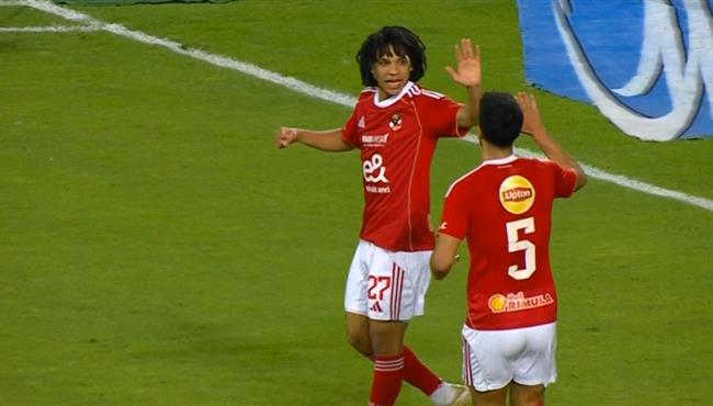 هدف الاهلي الاول في مرمي سموحة .. مروان عثمان