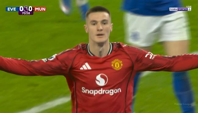 هدف فوز مانشستر يونايتد علي ايفرتون 1 0 الدوري الانجليزي