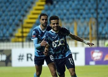 فيديو مصطفى فتحي يسجل هدف بيراميدز الثاني أمام غزل المحلة