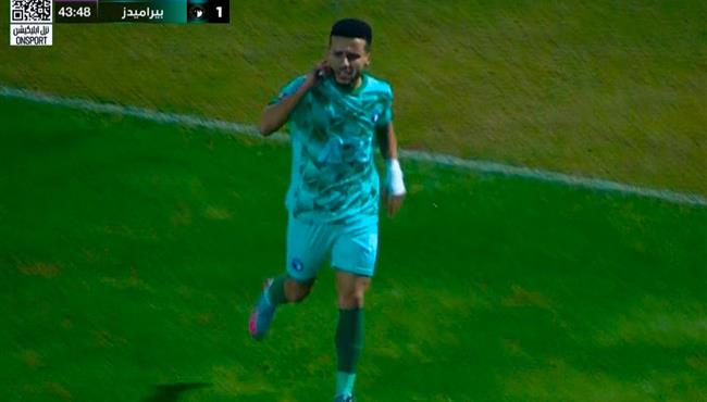 هدف مصطفي فتحي في مرمي غزل المحلة بالدوري المصري