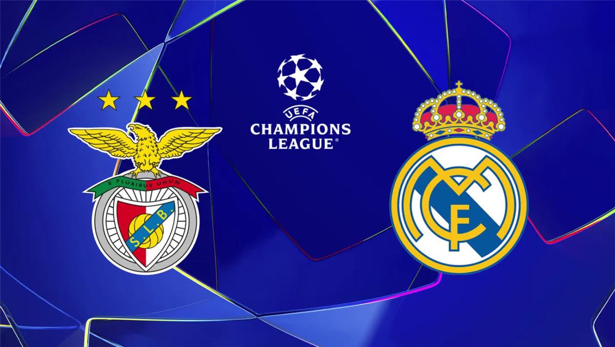 موعد والقناة الناقلة لمباراة ريال مدريد وبنفيكا اليوم في دوري أبطال أوروبا.. والمعلق