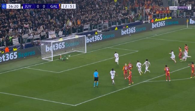 اهداف مباراة يوفنتوس وجالطة سراي في دوري ابطال اوروبا