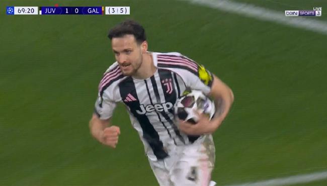 هدف يوفنتوس الثاني في مرمي جالطة سراي بدوري ابطال اوروبا