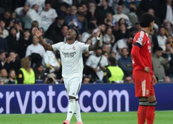 رسالة مقتضبة من فينيسيوس بعد تأهل ريال مدريد أمام بنفيكا
