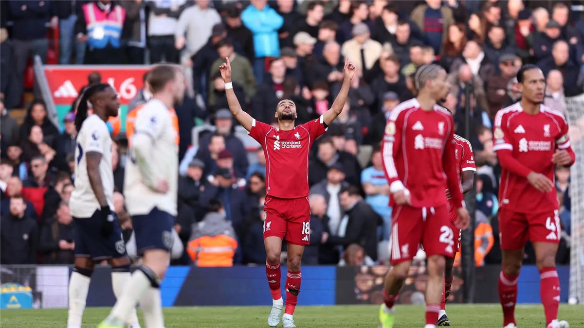 فيديو | جاكبو يسجل هدف ليفربول الرابع.. ووست هام يرد بالثاني