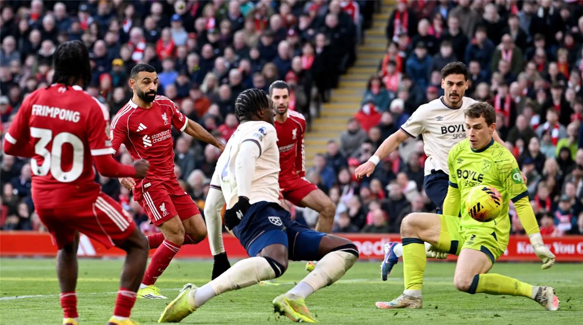 رجل مباراة ليفربول ووست هام في الدوري الإنجليزي 