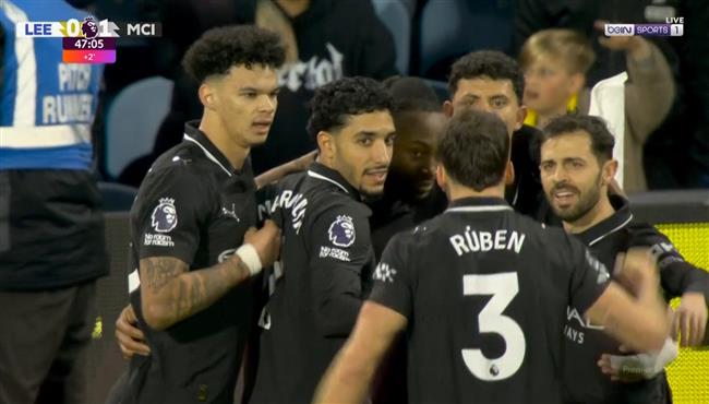 اهداف مباراة مانشستر سيتي وليدز يونايتد في الدوري الانجليزي