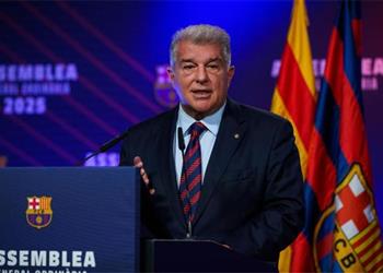 لابورتا يشن هجوم ا عنيف ا على ريال مدريد ويحدد موعد انتخابات برشلونة