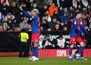 سبورت تكشف سر احتفال أراوخو بهدفه ضد ألباسيتي في كأس ملك إسبانيا