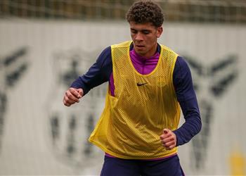 صور وفيديو أول ظهور لـ حمزة عبد الكريم في مران برشلونة أتلتيك