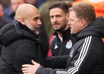 جوارديولا عن مواجهة نيوكاسل يلعبون دوري أبطال أوروبا