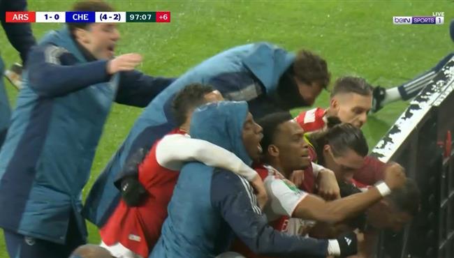 هدف فوز ارسنال القاتل علي تشيلسي 1 0 نصف نهائي كاس الرابطة الانجليزية