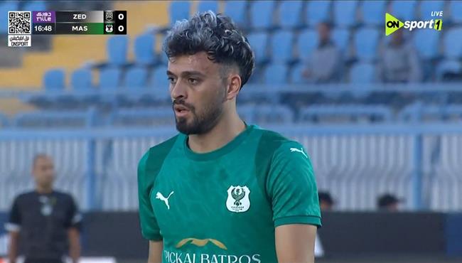 تصدي علي لطفي الرائع يحرم صلاح محسن من تسحيل هدف مصية عالمي