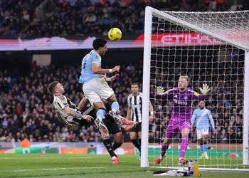 فيديو ماذا قدم عمر مرموش في مباراة مانشستر سيتي ونيوكاسل في كأس الرابطة