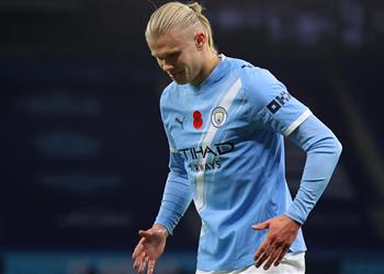 هالاند يسعى لتغيير رقمه السلبي في مباراة مانشستر سيتي وليفربول بـ الدوري الإنجليزي