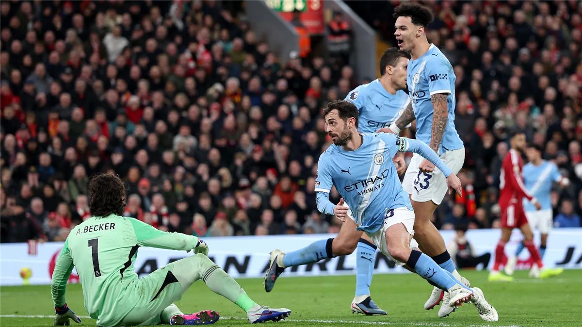 ترتيب الدوري الإنجليزي بعد فوز مانشستر سيتي على ليفربول