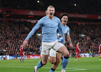 فيديو هالاند يسجل هدف مانشستر سيتي الثاني أمام ليفربول