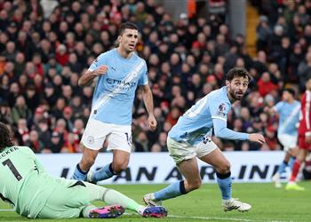 برناردو سيلفا يوجه رسالة تهديد إلى آرسنال بعد الفوز القاتل على ليفربول