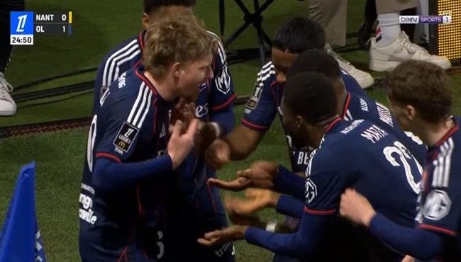 هدف فوز لينس علي نانت 1 0 الدوري الفرنسي