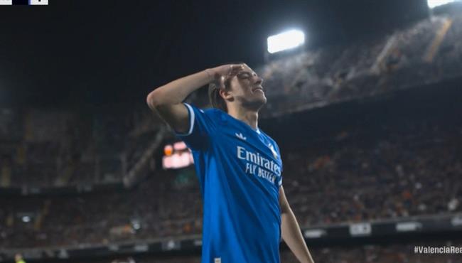 هدف ريال مدريد الاول في مرمي فالنسيا بالدوري الاسباني