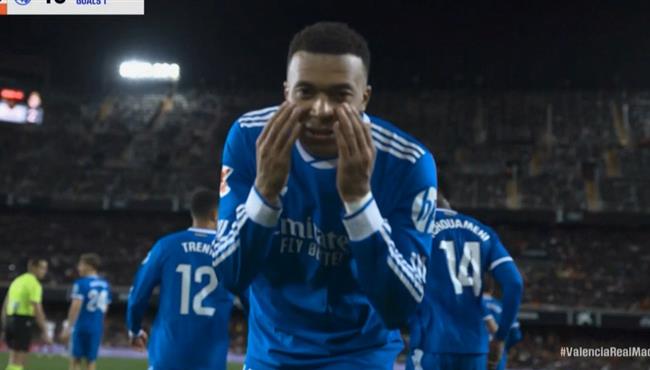 هدف مبابي في مرمي فالنسيا بالدوري الاسباني