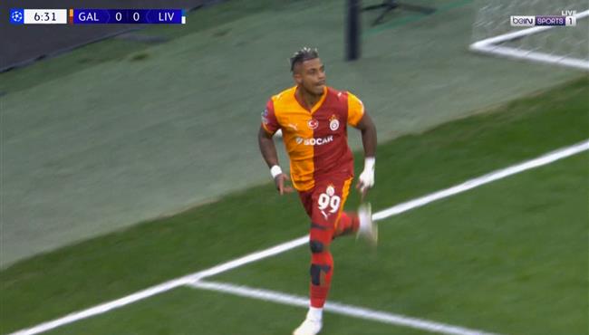 هدف جالطة سراي الاول في مرمي ليفربول بدوري ابطال اوروبا