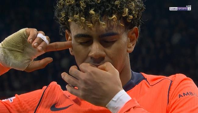 هدف لامين يامال القاتل في مرمي نيوكاسل بدوري ابطال اوروبا