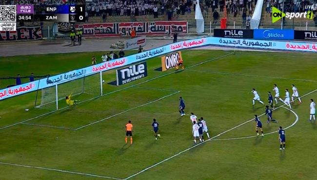 لاعب انبي يهدر ركلة جزاء امام الزمالك بالدوري المصري