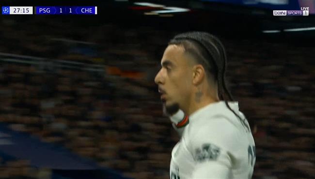 هدف تعادل تشيلسي مع باريس سان جيرمان 1 1 دوري ابطال اوروبا
