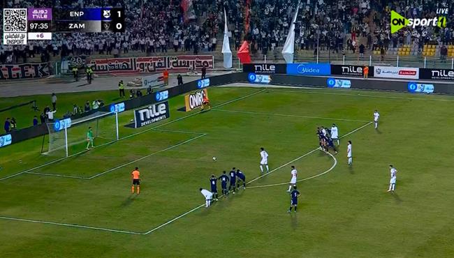 ركلة جزاء حسام عبد المجيد الضائعة في اخر دقيقة من مباراة الزمالك وإنبي