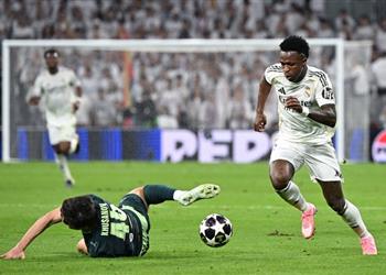 رغم إهدار ركلة جزاء فينيسيوس يحقق رقم ا قياسي ا أمام مانشستر سيتي