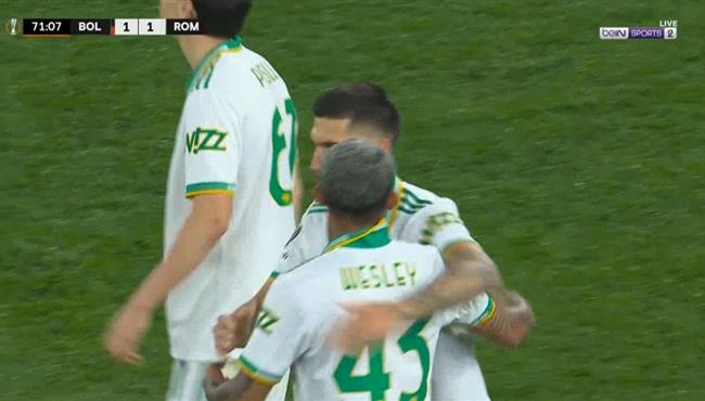 اهداف مباراة روما وبولونيا في الدوري الاوروبي