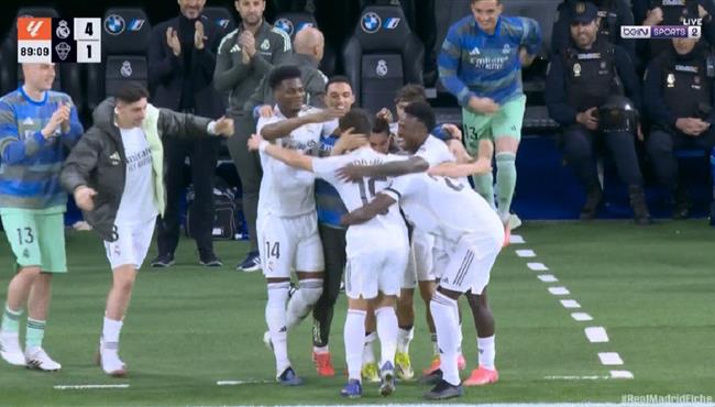 اهداف مباراة ريال مدريد والتشي في الدوري الاسباني