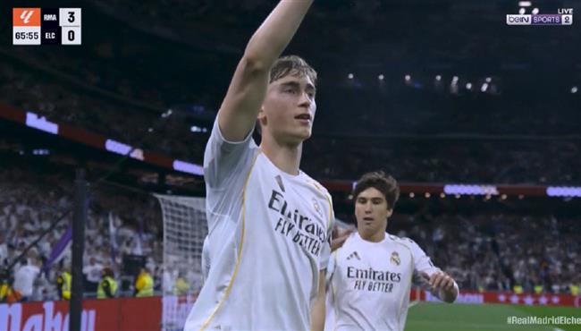 هدف ريال مدريد الثالث في مرمي التشي بالدوري الاسباني