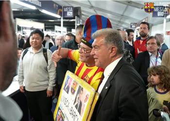 لابورتا عن انتخابات برشلونة يوم تاريخي وهذا موقف فليك واللاعبين من التصويت