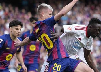 فيديو أوسو يسجل هدف إشبيلية الأول أمام برشلونة