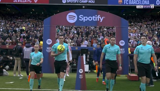 ملخص مباراة برشلونة واشبيلية 5 2 الدوري الاسباني