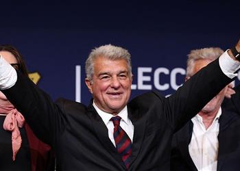 لابورتا يوجه رسالة خاصة إلى جمهور برشلونة بعد فوزه برئاسة النادي