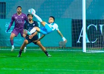 فيديو مقصية رائعة مصطفى فتحي يسجل هدف بيراميدز الثاني أمام بتروجيت