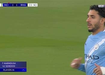 تقييم عمر مرموش في مباراة مانشستر سيتي وريال مدريد بدوري أبطال أوروبا