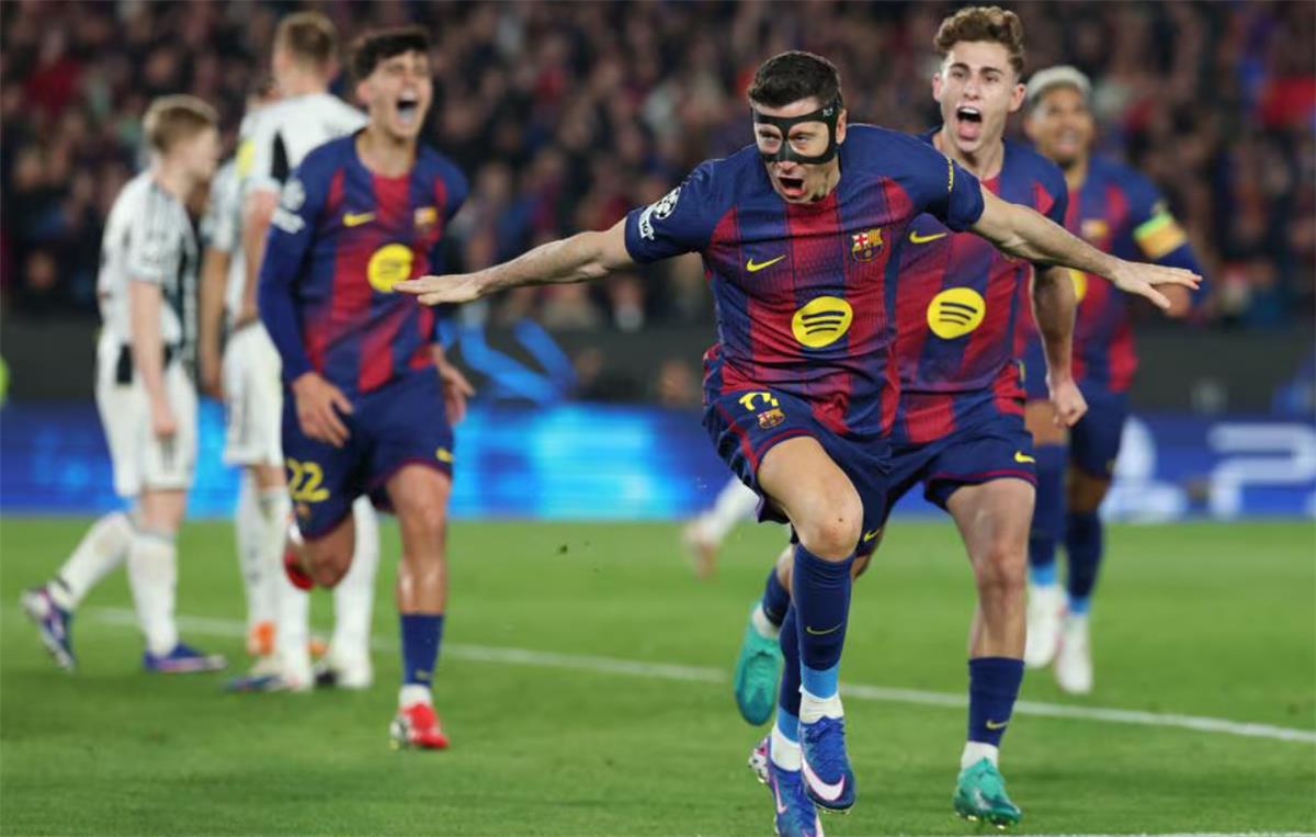 منافس برشلونة في دور الـ8 من دوري أبطال أوروبا