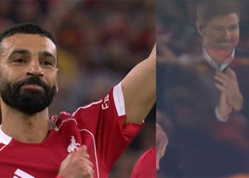 فيديو جيرارد صفق له محمد صلاح يسجل هدف ا م ذهل ا لـ ليفربول أمام جالطة سراي