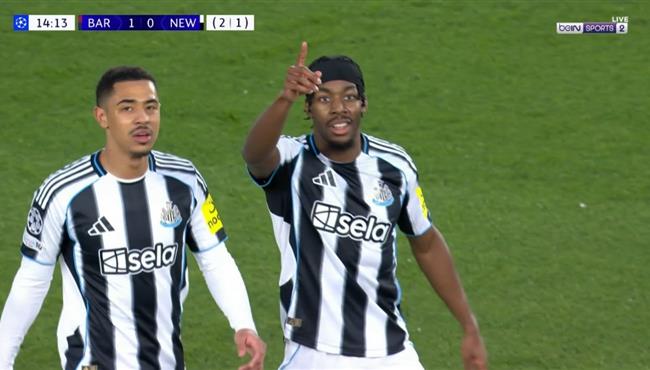 هدف ايلانجا الاول في مرمي برشلونة بدوري ابطال اوروبا