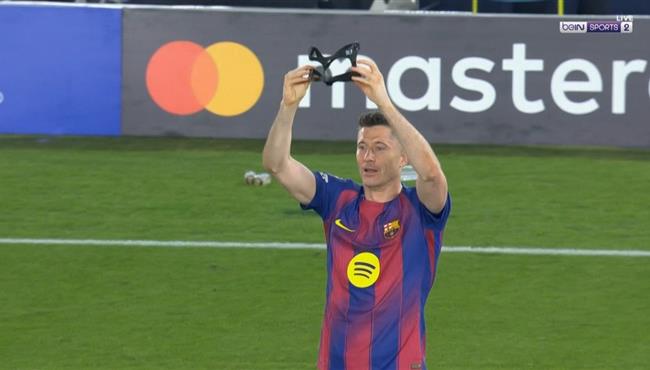 هدف ليفاندوفسكي الاول في مرمي نيوكاسل بدوري ابطال اوروبا