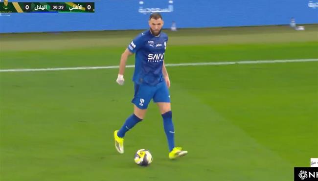 هدف الهلال الاول الصاروخي في مرمي الاهلي اسيست كريم بنزيما