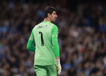 ريال مدريد يعلن تشخيص إصابة كورتوا ومدة غيابه