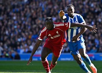 رجل مباراة ليفربول وبرايتون في الدوري الإنجليزي