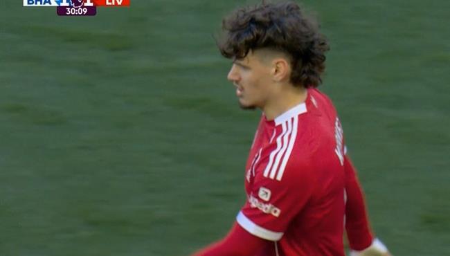 هدف تعادل ليفربول مع برايتون 1 1 الدوري الانجليزي